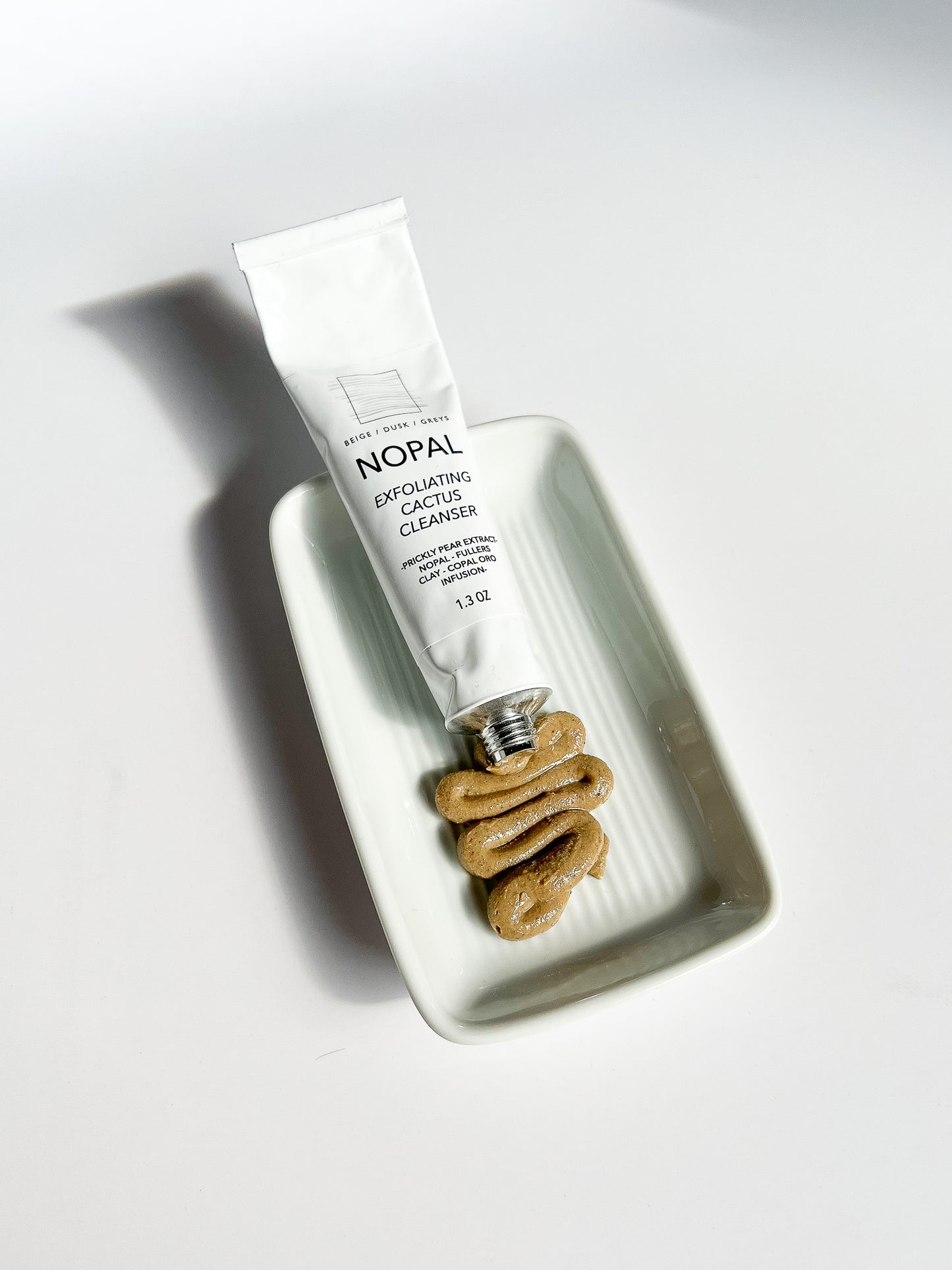 NOPAL cactus cleansing exfoliating facial scrub with fullers clay