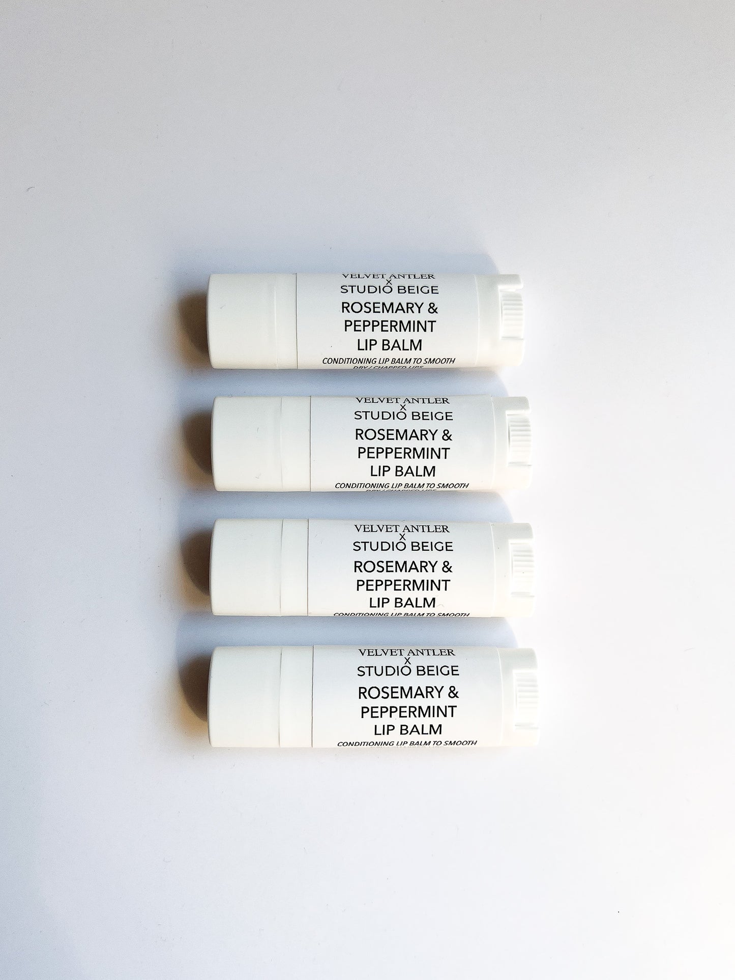 ROSEMARY & PEPPERMINT conditioning lip balm for dry / chapped lips