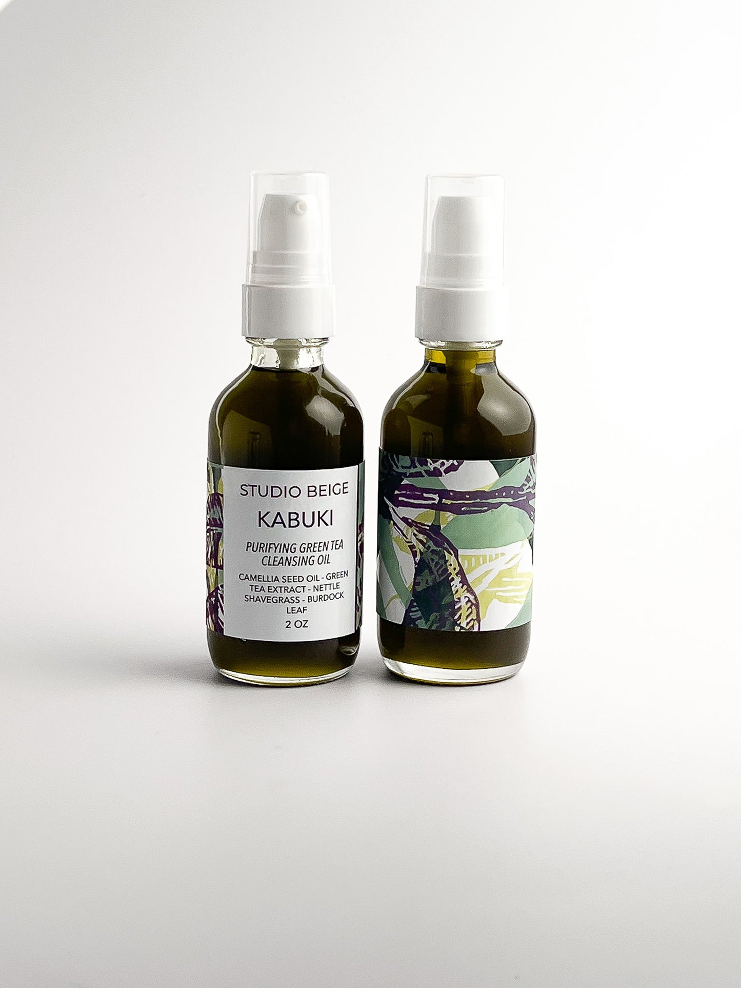 KABUKI OIL green tea oil cleanser with purifying botanical infusion