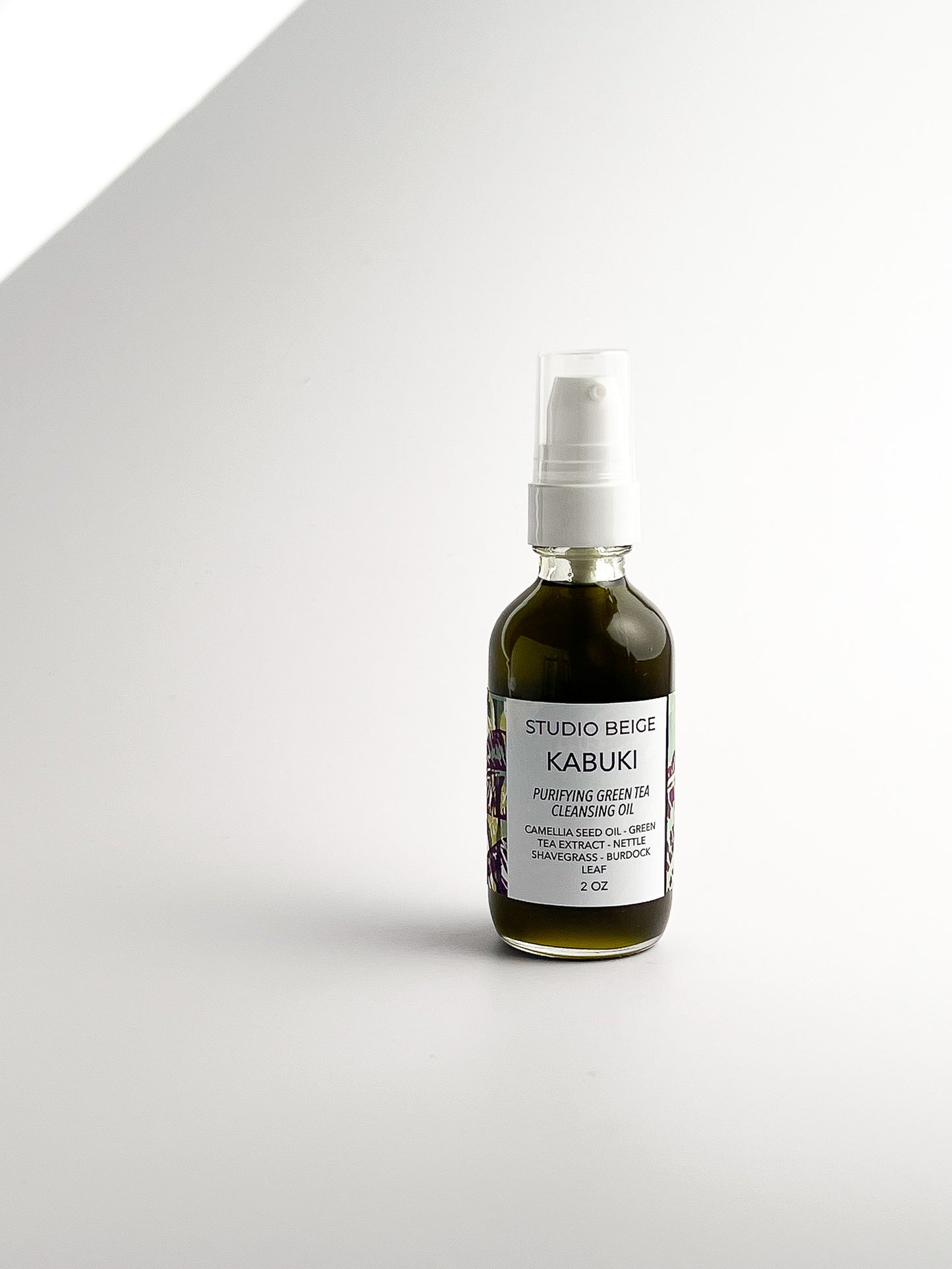 KABUKI OIL green tea oil cleanser with purifying botanical infusion