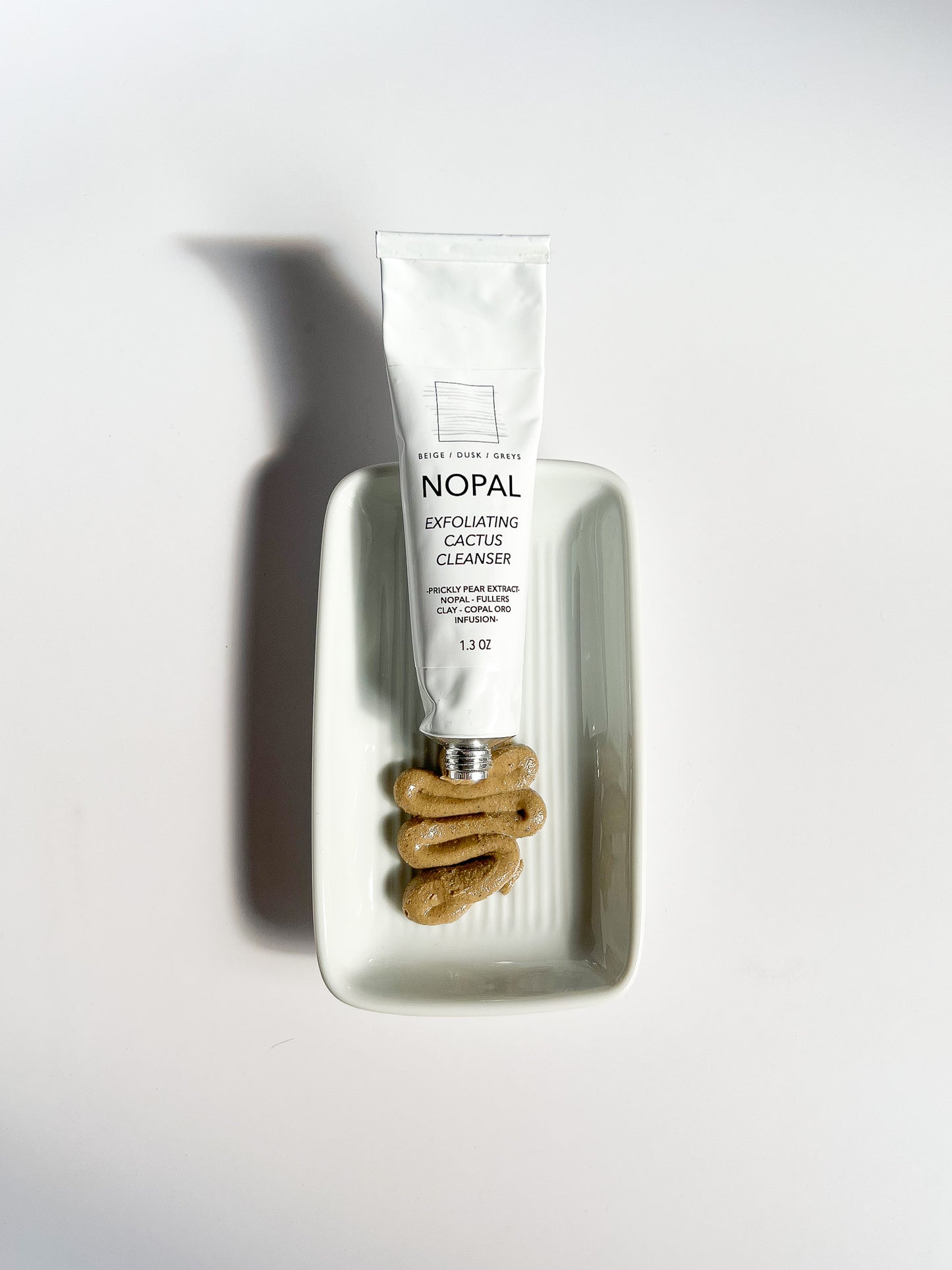 NOPAL cactus cleansing exfoliating facial scrub with fullers clay