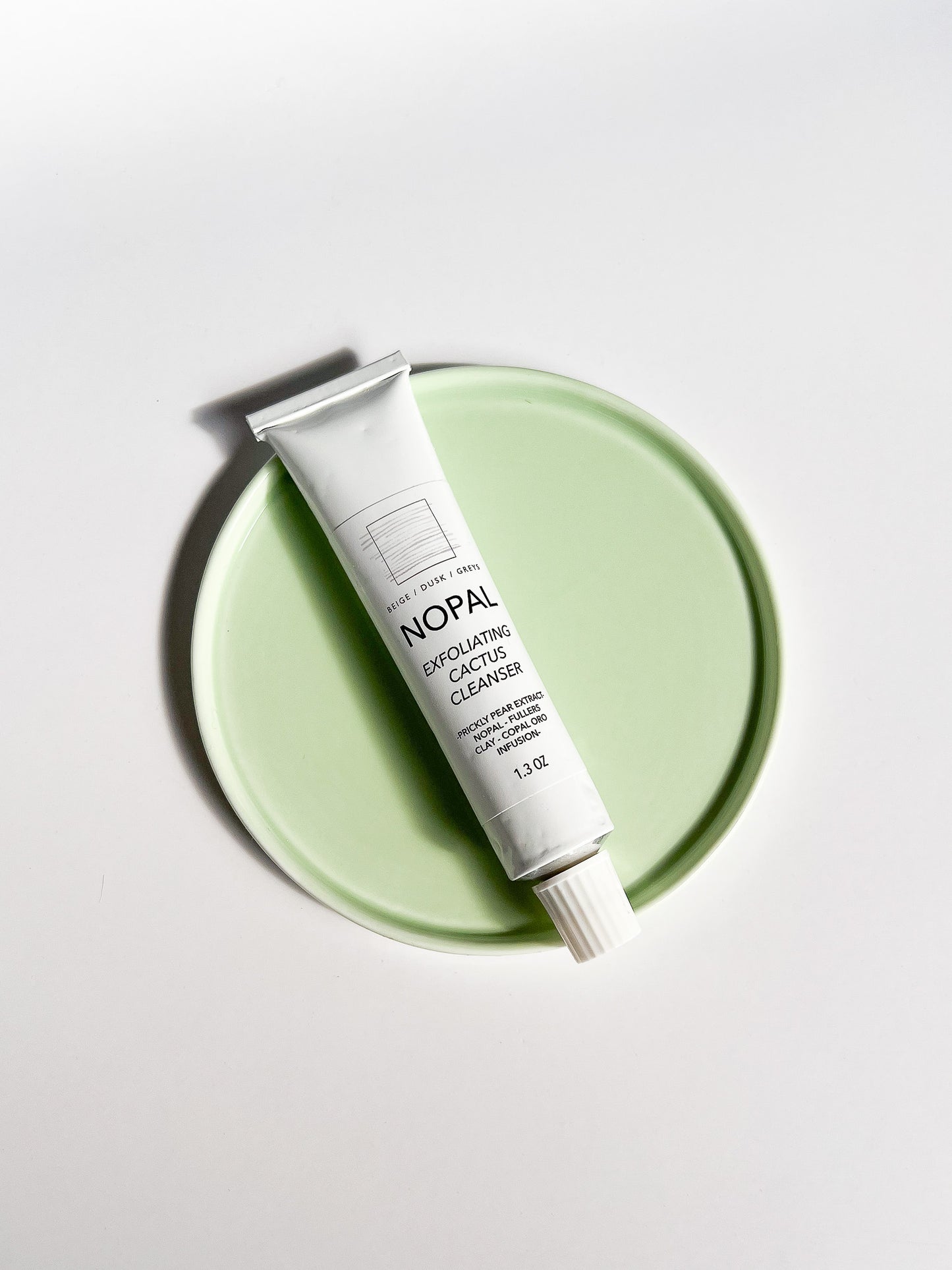 NOPAL cactus cleansing exfoliating facial scrub with fullers clay
