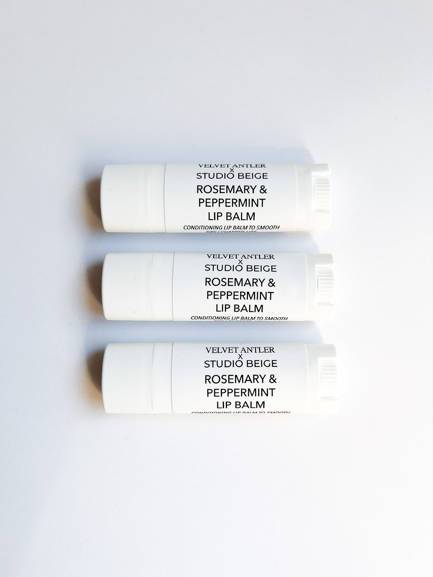 ROSEMARY & PEPPERMINT conditioning lip balm for dry / chapped lips