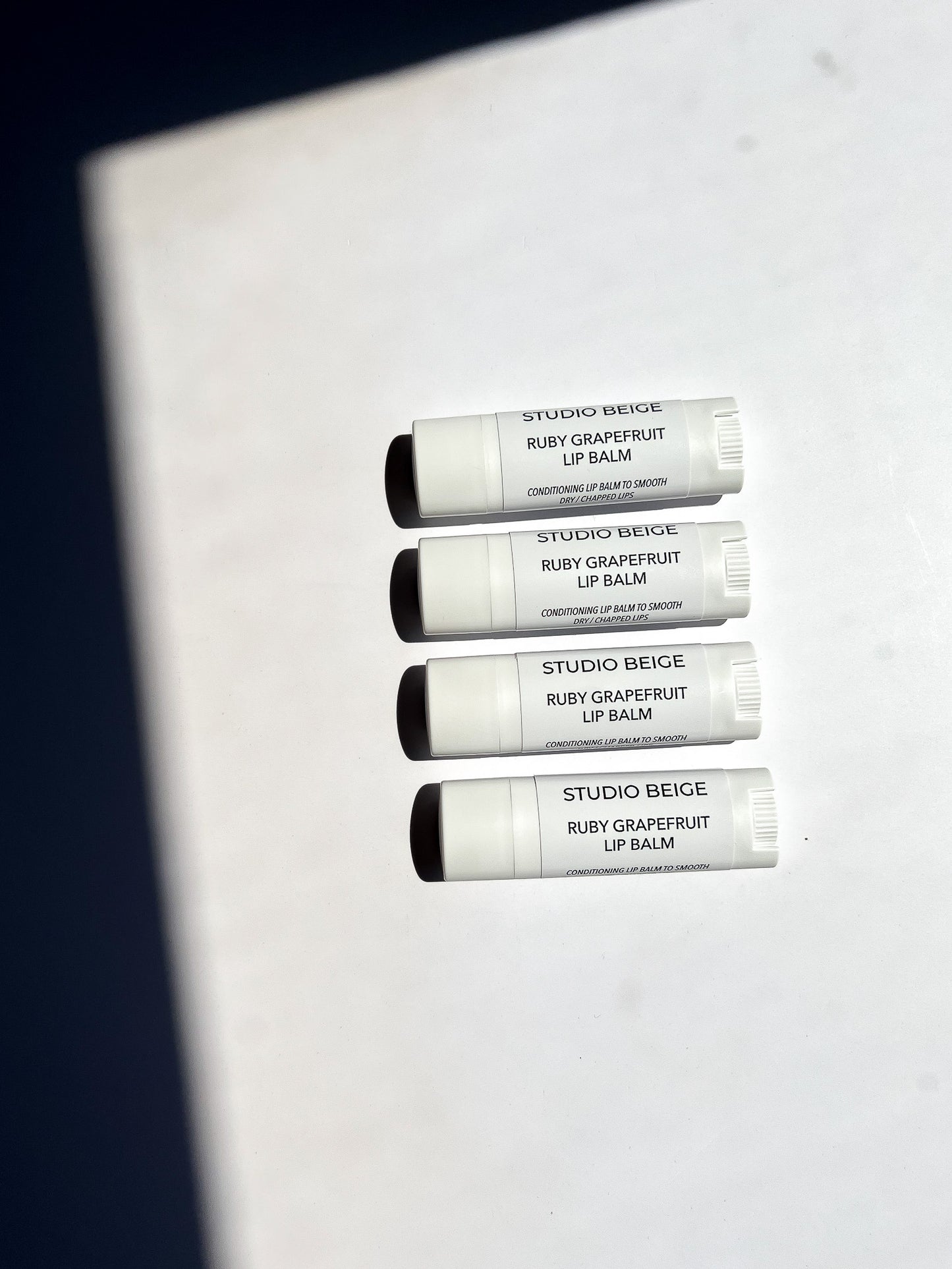 RUBY RED conditioning lip balm with ruby red grapefruit & mango butter